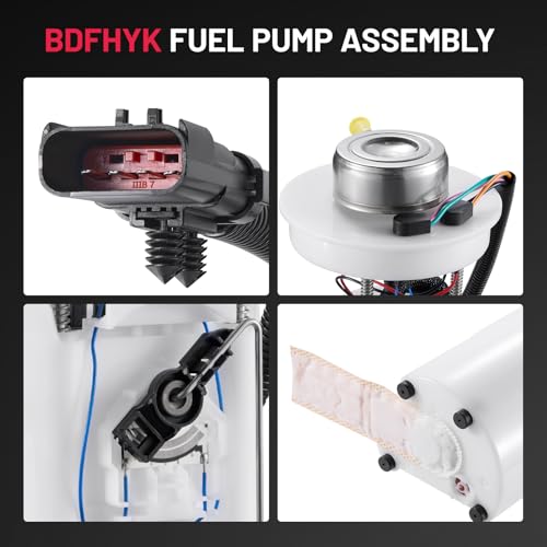 BDFHYK Electric Fuel Pump Module Assembly E7185M Compatible with Dodge Dakota 2000 2001 2002 2003 2.5L 3.9L 4.7L 5.9L I4 V6 V8 Replace E7128M, E7128MN, P76193M,FG1081, SP7128M, F3139A, 5066075AA