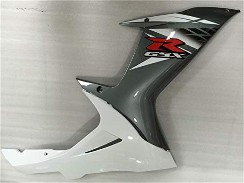 YTL White Grey Full Fairing Fit for Suzuki 2011-2026 GSXR 600/750 - color: 003 White Grey