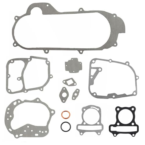 Minho GY6 50cc Complete Standard Case Engine Gasket Kit Fit for Chinese GY6 4-Stroke 139QMA 139QMB Engine Scooter Moped ATV Go Kart,39mm Cylinder Gasket