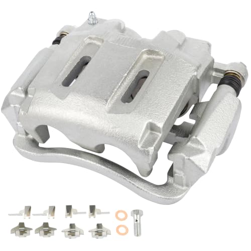 cciyu Front Left Disc Brake Caliper Assembly w/Bracket 18-B5023 - size: Front Left[18-B5023]