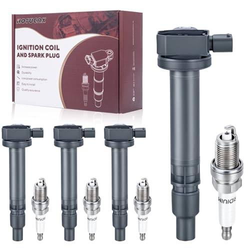 UF323 Ignition Coils & Spark Plugs Tune Up Kit, 4 Pack - size: UF323 & Spark Plugs