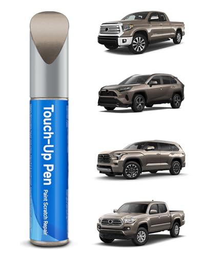 Touch Up Paint Compatible with Toyota Exact Match Touch Up Paint Car Scratch Repair (Desert Sand Mica（4Q2）) - color: Desert Sand Mica（4Q2）
