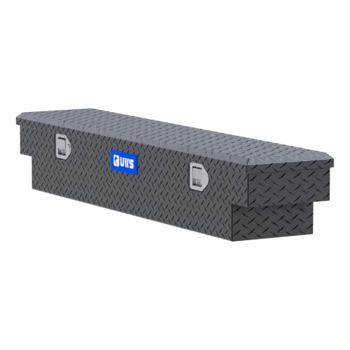 UWS EC10893 59-Inch Matte Black Heavy-Wall Aluminum UTV Tool Box, RigidCore Lid