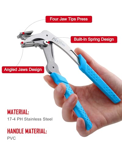 Car Clip Pliers, Panel Clip Removal Tool for Plastic Fasteners, Blue - color: Blue