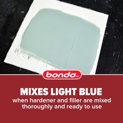 Bondo Professional Fast Dry Filler, 1 Pint (Light Blue) 31580 | FD-PT-ES