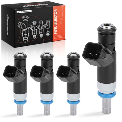 A-Premium 4 Holes Set of 4 Fuel Injectors Compatible with Dodge, Jeep