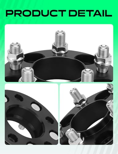 YHTAUTO 5x4.5 Hub Centric Wheel Spacers 1 Inch for Ford, Lincoln - size: 1 Inch Thickness, style: 2 PCS