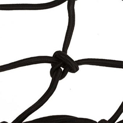 Heavy Duty Cargo Net for Pickup Truck Bed - Stretches from 1' x 1' to 3' x 3' - 12 Metal Carabiners - Compatible with Ford, Dodge RAM, Chevy, Toyota 3 Size