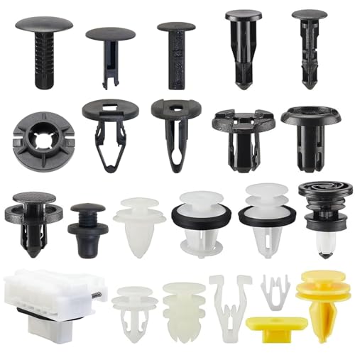 110 Pcs Tesla Clips Tesla Push Retainer Clips Tesla Model 3 Y X S Bumper & Fender Rivets for Tesla Body Interior and Exterior Retainer Fastener Clip - size: 110 Pcs For Tesla
