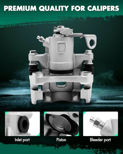 SCITOO 1PC 19B2570 Rear Passenger Side Disc Brake Caliper With Bracket - size: Rear Passenger[19B2570]