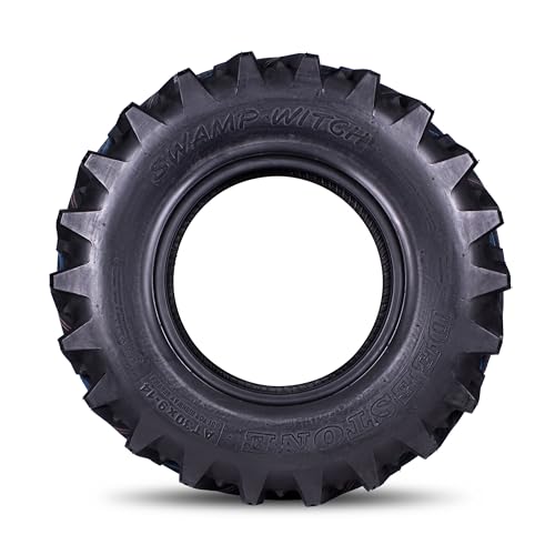 Deestone 30x9.00-14 D932 Swamp Witch Tire – 57F 30x9x14 – 6 Ply T/L – ATV Off-Road Traction Tire/Keychain Package - size: 30x9-14