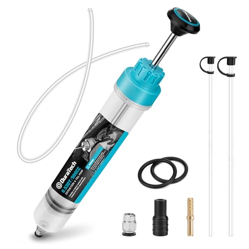 DURATECH 500CC Fluid Extractor with Long Hose and Extension Tubes - size: 500CC