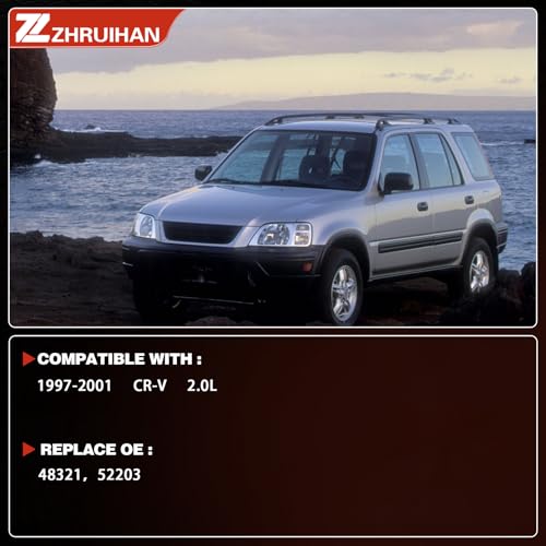 409 Stainless Steel Exhaust Resonator & Muffler Pipe System - size: 1997-2001 CR-V 2.0L L4