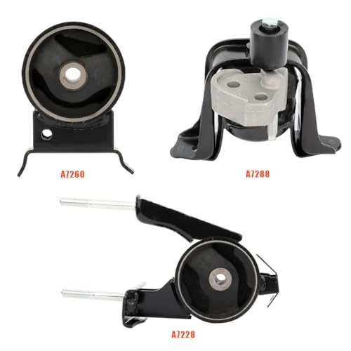 3PCS Engine Motor Mount Set for Toyota Echo 2000-2005 - size: for Toyota Echo 00-05/Scion xA/ xB 04 -06