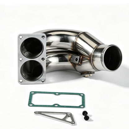 Stainless Steel Exhaust Pipes for 2007-2018 Dodge Ram 2500 3500 6.7L 3.5" Cummins Diesel - size: for 2007-2018 Ram 2500 3500