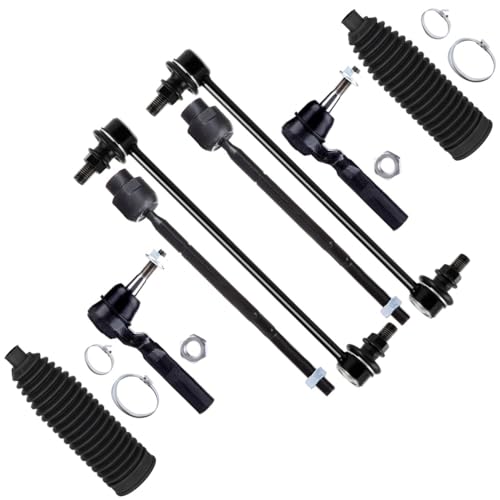 SCITOO 8pcs Front Tie Rod Kit,2004-2012 for Chevy for Malibu,for Pontiac G6