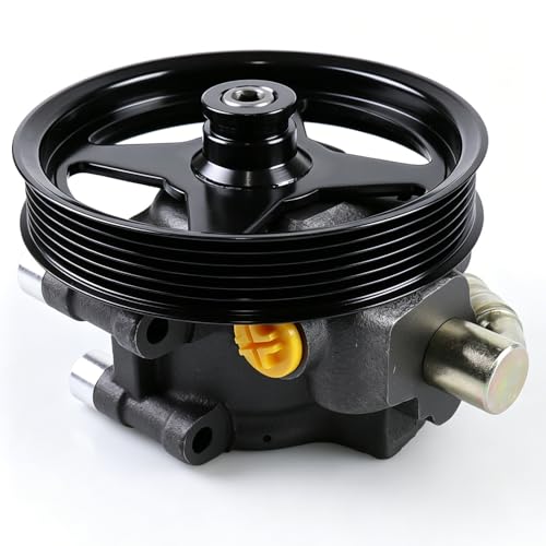 Power Steering Pump with Pulley Compatible with 2004-2008 Ford F-150 4.6L 5.4L, Expedition, Lincoln Mark LT Navigator, Replaces 6L3Z3A674B 7L3Z3A674C - size: 2004-2008 Ford F-150 4.6L 5.4L L