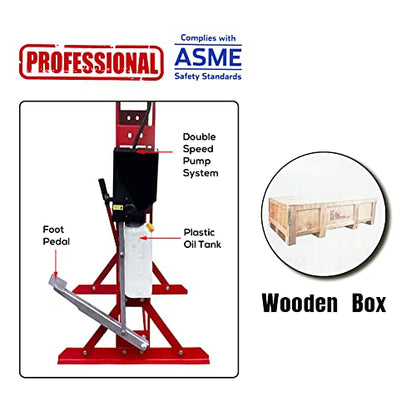 30 Ton H-Frame Hydraulic Shop Press with Floor Press Plates for Garage Shop