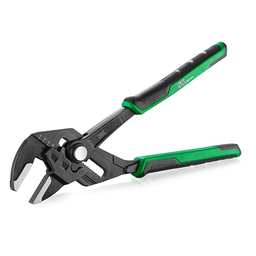 SK 12" Pliers Wrench, Smooth Parallel Jaw Water Pump Pliers, CR-V Steel - size: 12-inch Single