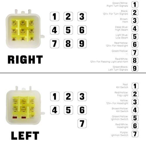 7/8" 22mm Motorcycle Handlebar Control Switches Left Right Vintage