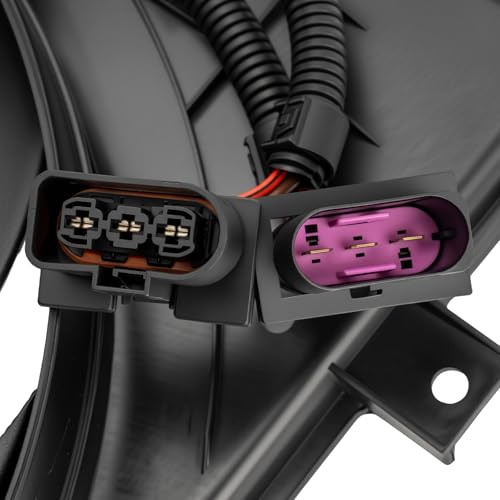 KAX Engine Radiator Cooling Fan, Fit for 1999-2005 Jetta, 1999-2006 Golf - size: 1999-2005 Jetta, 1999-2006 Golf