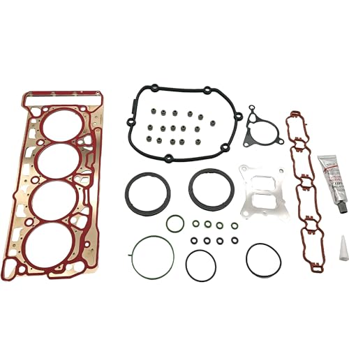 PartsFlowHead Gasket Set Fit 2008-2009 Audi A3 A4 Quattro Volkswagen Jetta Passat 2.0L For 2010-2017 Audi A5 Quattro 2.0L For 2010-2014 Audi A5 2.0L For 2013-2017 Audi Q5 2.0L - color: 02-42165-02,HS26455PT