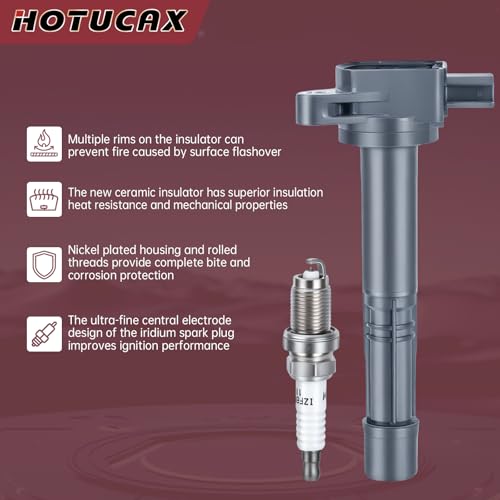 UF311 Ignition Coils & Spark Plugs Tune Up Kit, 4 Pack - size: UF311 & Spark Plugs