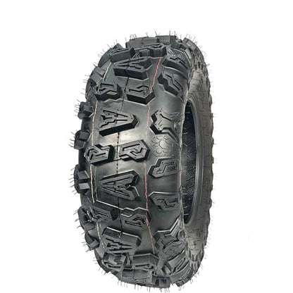 AT25x8-12 ATV Tires ATV＆UTV Trail Sand Off-Road Tires 25x8-12, All Terrain tries 17mm Tread Depth 25x8-12- 4PR, Tubeless 2PCS - size: DAV111 25X8-12