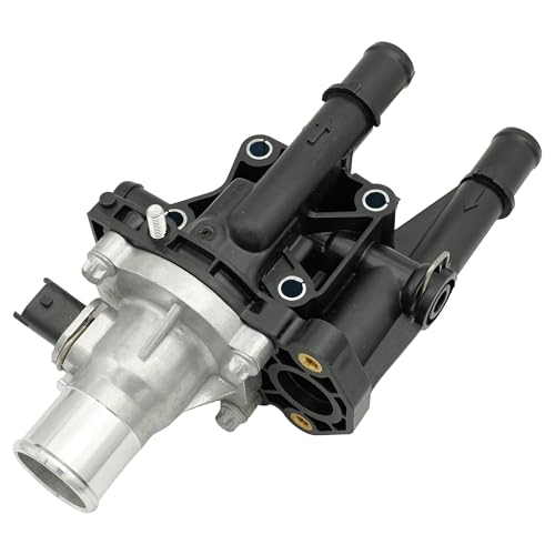 NOVAPARTS 25189437 Engine Coolant Thermostat Housing Assembly Water Outlet for 2009 2010 2011 Chevy Chevrolet Aveo, 2009 10 11 Aveo5, 2009 Pontiac G3 G3 Wave 1.6L 96984102 15-81766 25199826