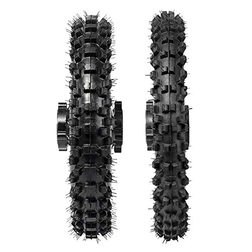 60/100-14 Front and 80/100-12 Rear Disc Brake Wheel Tires Rim With 12mm Bearing for Pit Dirt Bike