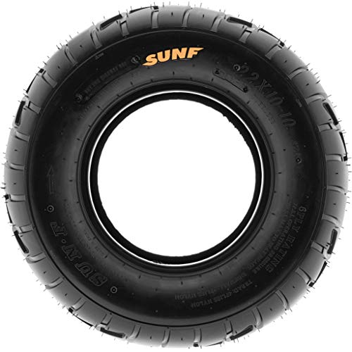 Set of 4 SunF A021 TT Sport ATV UTV Flat Track Tires 19x7-8 Front & 225/45-9 (18x9-9) Rear, 6 PR, Tubeless - size: 19x7-8 & 225/45-9 (17x9-9)