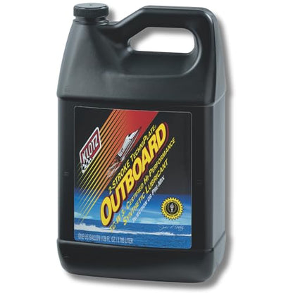 Klotz Outboard TechniPlate Synthetic Premix/Injector Oil for 2-Stroke TC-W3 Marine Engines – 1 Gallon KL-333 - size: KL-333