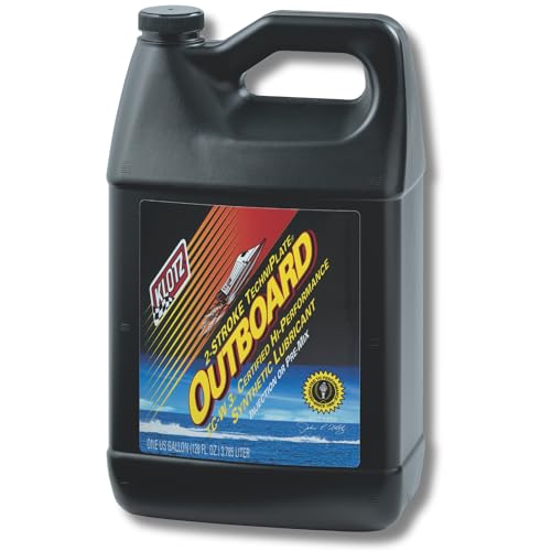 Klotz Outboard TechniPlate Synthetic Premix/Injector Oil for 2-Stroke TC-W3 Marine Engines – 1 Gallon KL-333 - size: KL-333