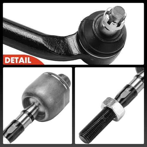 A-Premium Front Inner & Outer Tie Rod End Kit Fix Uneven Tire Wear