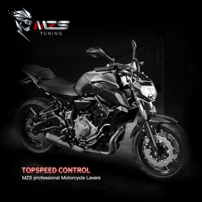 MZS Brake Clutch Levers for Trident Tiger T100 Street Triple S R Scrambler - color: Black, size: Trident 660/Thruxton/Tiger 800/Bonneville T100