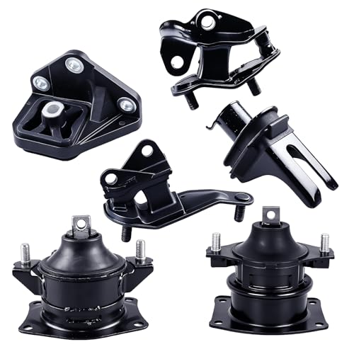 6PCS Engine Motor Mount Set Compatible with Accord 2003-2007 L4 2.4L Auto - size: 2003-2007 Honda Accord 2.4L Auto