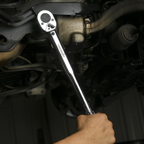 EPAuto 1/2-inch Drive Click Torque Wrench, 10-150 ft/lb, 13.6-203.5 N/m - size: 1/2 Inch Drive (10-150 ft.-lb.)