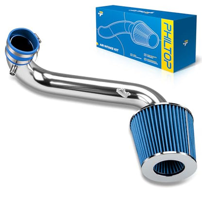 PHILTOP 2.5in Cold Air Intake Kit for 2001-2005 Honda Civic 1.7L, Blue - color: Blue, size: 2001-2005 Honda Civic 1.7L