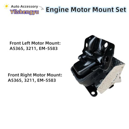 Engine Motor Transmission Mount Replace Kit for Trucks & SUVs - size: 2007-2013 Silverado V8 5.3L