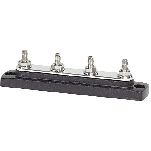Blue Sea Systems 2303 BUSBAR 150 AMP 4X1/4-20 - style: 150A - 4 Stud, no Cover