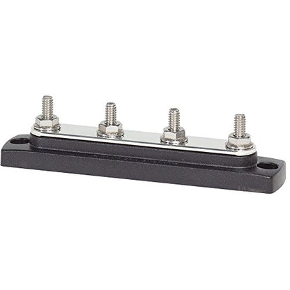 Blue Sea Systems 2303 BUSBAR 150 AMP 4X1/4-20 - style: 150A - 4 Stud, no Cover