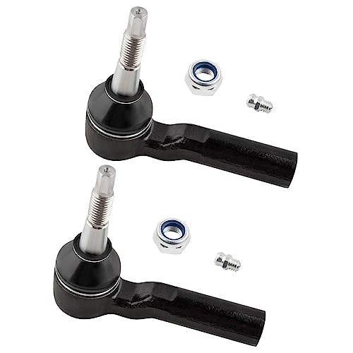 BOXI (Set of 4) 2x Front Inner Tie Rod Ends + 2x Front Outer Tie Rod Ends Fit for Chevrolet Silverado GMC Sierra 2500 HD 3500 HD 2011 2012 2013 2014 2015 2016 2017 2018 2019 |Replace EV800935 ES800901
