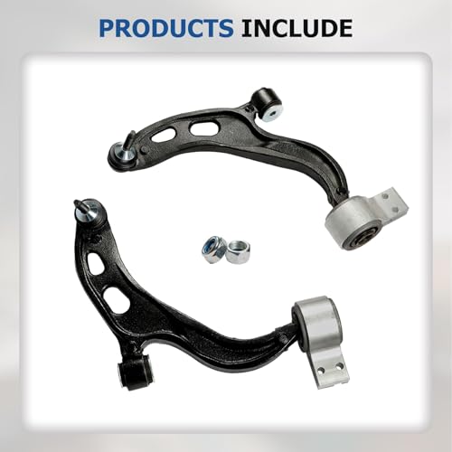 WFLNHB 2Pcs Front Lower Control Arm Ball Joint Assembly Driver and Passenger Side Kit Replacement for Ford Flex 2010-2012 Replacement for Lincoln MKT 2009-2012