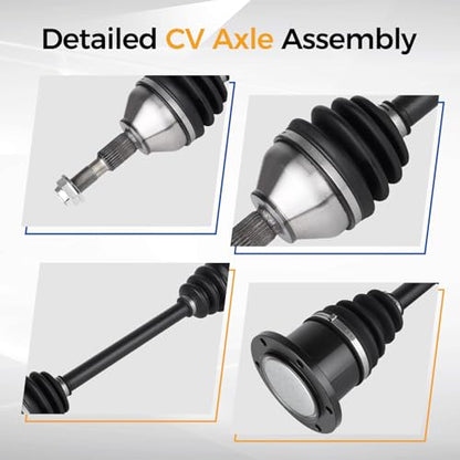 PAROD 662314 CV Axle Assembly Fit for [FWD Only] 2013-2018 Ford Fusion, 2014-2016 Lincoln MKZ Front Right Passenger Side - size: Front Passenger Side