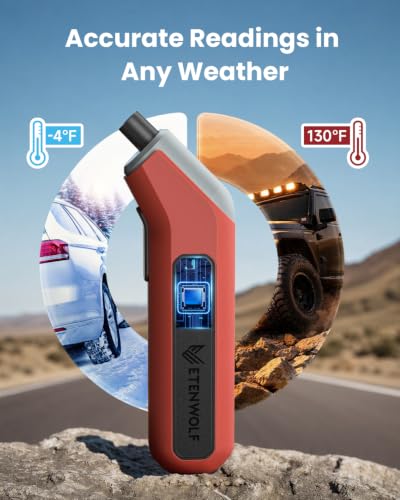 ETENWOLF T300 2 Pack Digital Tire Pressure Gauge 200 PSI for Car Tires - color: Dark Cyan