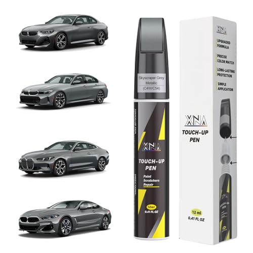 XNA Skyscraper Grey Metallic(C4W/C54) for BMW Touch Up Paint - color: Skyscraper Grey Metallic(C4W/C54) for 2/3/4/8/X3/X5/X6/X7/Z4/i4
