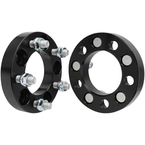 IRONTEK 5x4.5in Wheel Spacers 1" Real Forged Spacers with 82.5mm Hub Bore 1/2" x20 Studs Fit for Ford 1964-2014 Mustang/ 1991-2010 Explorer, for Lincoln 2003-2005 Aviator/ 2007-2013 MKX 2PCS - color: 5x4.5 inch-2PCS