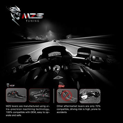 MZS Black Brake Clutch Levers for GROM CBR500R CB500F CB500X CBR300R CB300R - color: Black, size: GROM/CBR300R/CB300F/CBR500R/CB500F/Monkey