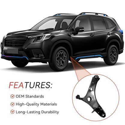 RK622856 Front Right Lower Control Arm Assembly Fits for 14-18 Subaru - size: Right Side