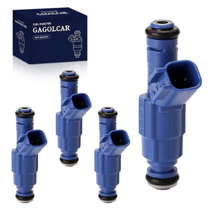 4-Pack Fuel Injectors Set | Compatible with Ford Escape 2005-2008 Focus 2005-2007 Mazda Tribute 2005-2006 Mercury Mariner 2005-2008| Replaces FJ930 3M6Z9F593BA 0280156162 - size: 4 X FJ930